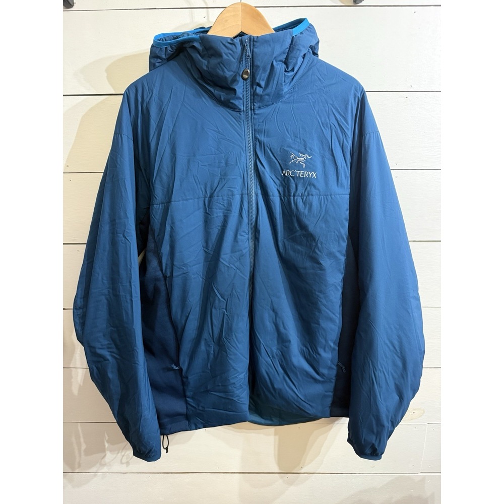 ARCTERYX ATOM LT HOODY Men's XL Lightweight Insulated Jacket Teal Blue Nereus